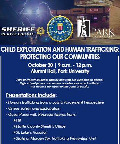 Park University hosts seminar on child exploitation and human trafficking