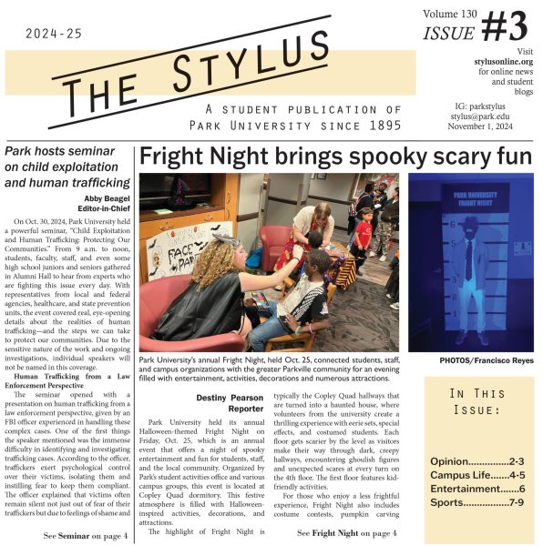 The Stylus – Volume 130 – Issue 3 – November 1, 2024